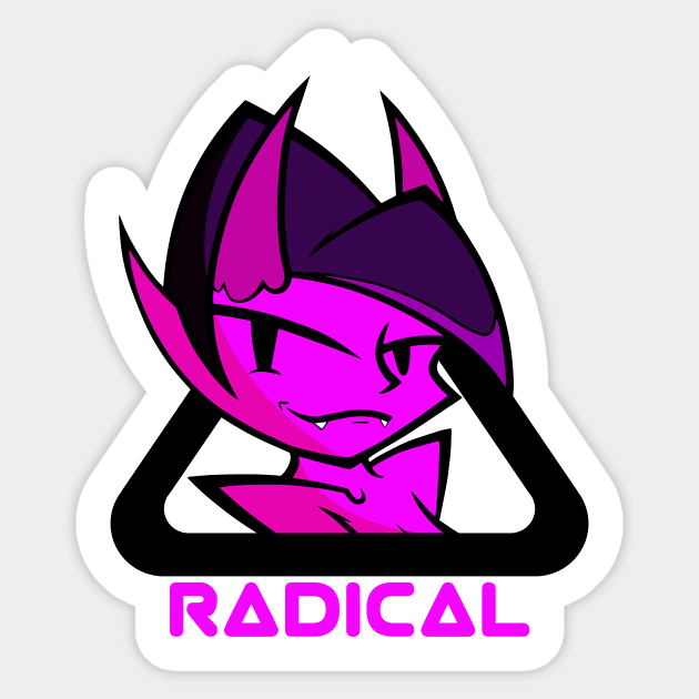 Radical Reggie Sticker by RebelTaxi